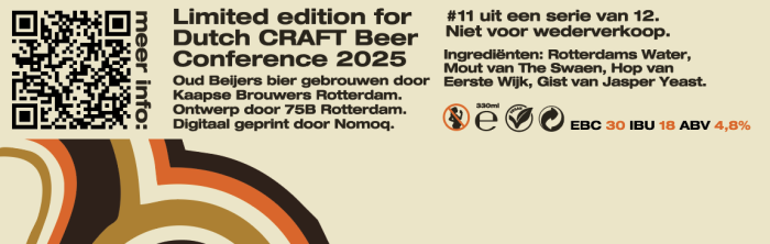 Tekststrook DCBC25 bierblikje